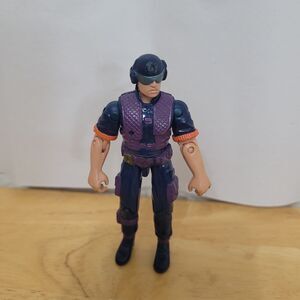 ADVENTURE GI Joe Action Figure Purple Armor Navy‎ Blue Suit Collectible Toy